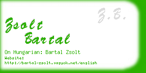 zsolt bartal business card